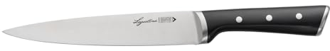 Lagostina Iceforce, Couteau à trancher 20 cm en acier inoxydable avec lame refroidie, couteau de cuisine, idéal pour trancher tout type d'ingrédient, résistant à la corrosion