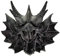 Kremers Schatzkiste Dekorativer Drachenkopf mit LED Augen - Wanddekoration für Fantasy Fans - 48 cm