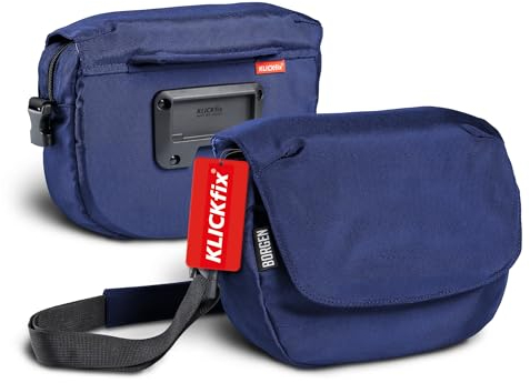 Borgen KLICKfix Lenkertasche Fahrrad - Wasserabweisende und geräumige Fahrrad Lenkertasche 5 L - Fahrradtasche Lenker