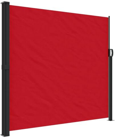 vidaXL Toldo Lateral retráctil Rojo 180x500 cm