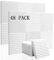 48 Pcs Sound Proofing Panels Acoustic Foam Panels - 12 X 12 X 1 Soundproofing Studio Foam Panels For Studio KTV Soundproof Treatment Paint Pads Fireproof Paper Wall Sticker White