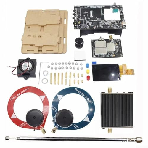 Full Band Radio V5A Kit, Suitable For DIY Enthusiasts Who Like To Make Their Own Equipment It Has Strong Playability, Support FM AM MW SW SSB USB(Package 2)