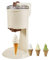 Kindevieft Machines à Glace, Mini Machine à CrèMe GlacéE Molle Aux Fruits EntièRement Automatique, Facile à Utiliser, IdéAle pour Faire du Sorbet Doux Sain, 220 V