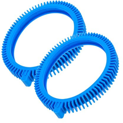 Yardwe Limpiador de Piscinas 2 Piezas Piezas de Repuesto para Neumáticos de Piscina Propósito del Limpiador de Piscinas