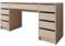 Mirjan24 Schreibtisch Ada Bis, 9 Schubladen Schülerschreibtisch Computertisch B:H:T 154x76x55cm, Kinderschreibtisch Arbeitstisch PC-Tisch Jugendzimmer Kinderzimmer (Sandbeige)