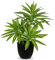 Oairse 41cm Fake Plants in Black Pots Artificial Dracaena Plant Decorative Fake Potted Plants Realistic Faux Indoor Plant For Home Bathroom Living Room Kitchen Shelf Table Decoration