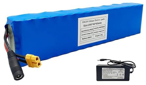 Batterie électrique au lithium-ion 60 V 38 Ah avec panneau de protection BMS haute puissance et chargeur XT60