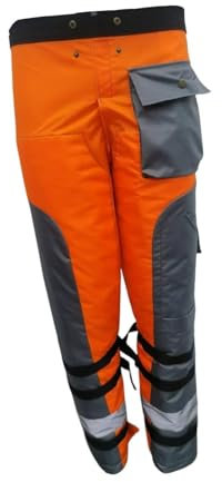 KESOTO Chaps de Motosierra con Cinturón Ajustable Y 9 Capas para Trabajadores, L