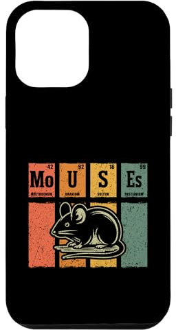 Retro Mouse Lover Periodic Elements Mouse Case for iPhone 12 Pro Max