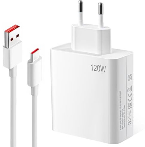 120W USB C Original Ladegerät Ladekabel für Xiaomi 15 15 Ultra 14 Ultra 14T 13T Pro 12T 11T, Redmi Note 14 13 12 Pro+ Poco X7 GT X6 X5 Black Shark 5, Schnellladegerät Netzteil