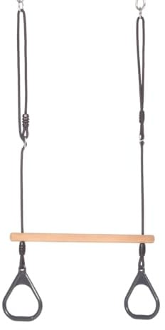 DICE ringtrapeze met kunststof Ringen antraciet