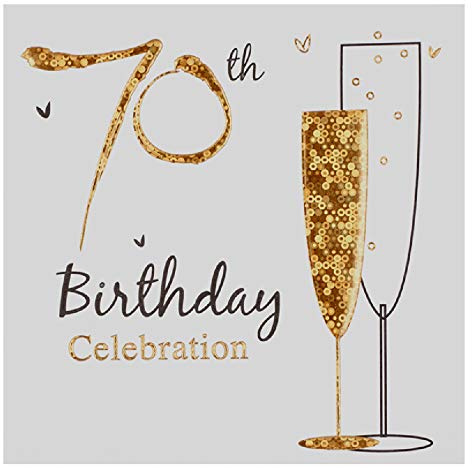 Birthday Party Invitations (Pack of 6) - 70th Birthday