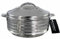 Buckingham Double Wall Stainless Steel Insulated Hot Pot Food Warmer Serving Dish Lidded Casserole Round Hotpot Food Storage 2500 ml