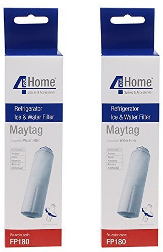 4YourHome de repuesto para agua y hielo paquete de cartucho de filtro doble para KitchenAid frigoríficos de estilo americano congeladores