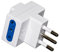 LINK lkad01 Adaptateur 1 fiche Italienne 10 à avec 3 Prises 10 à