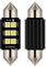Fastcar 2pcs lampada a siluro FESTOON C5W 39MM LED bianco puro Canbus SMD Luce targa DC 12V