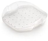 Lékué 3413600 Deep Steam Case Tray, Transparent 1-2 People, Silicone