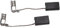 vhbw 2x Balais de charbon pour moteur 4,8 x 9,8 x 16,5mm remplacement pour Bosch 1 617 014 124 pour outil électrique, marteau piqueur