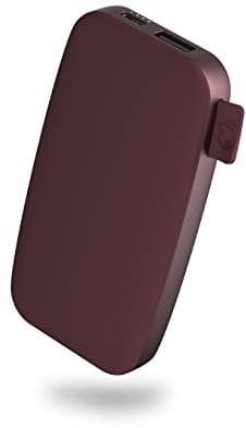 Fresh 'n Rebel Powerbank 6000mAh - USB-C in & Out - Schnelles Aufladen (Fast Charge) - 6 Sicherheitsfunktionen - Tragbarer externer Akku für iPhone und Android (Deep Mauve)