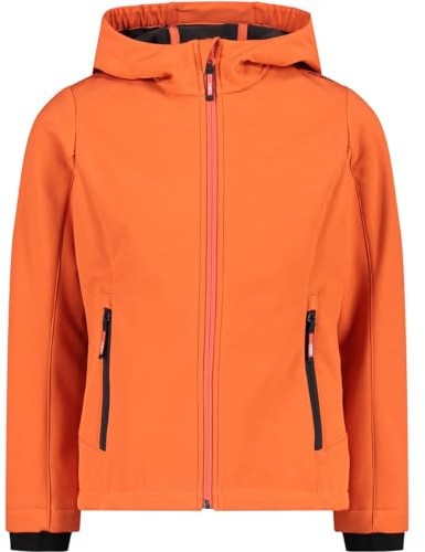 CMP, Kid Gjacket Fix Hood,Campari Anthrazit,140