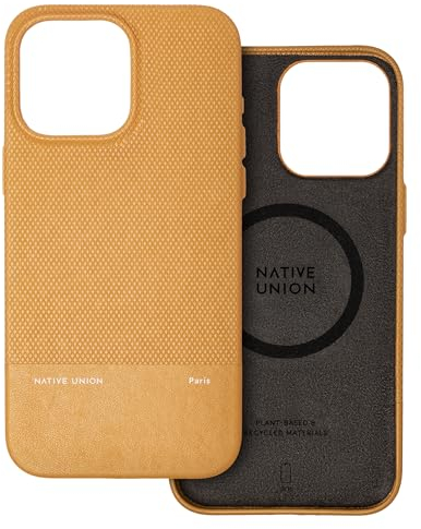 Native Union (Re Classic Case – MagSafe-kompatibel mit integrierten Magneten – Aus recycelten und pflanzlichen Materialien – Ultrarobust mit 1,8 m Fallschutz für iPhone 15 Pro Max (Kraft)