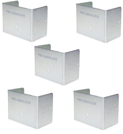 Timber Fence Post Strimmer Protection Guards | Fits 3x3 75x75mm Square Posts | Pack of 5