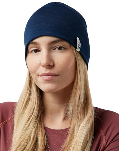 Jack Wolfskin Unisex Merino Beanie-Mütze, Night Blue, Einheitsgröße EU