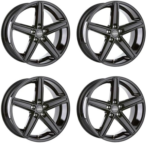 4x Oxigin Felgen Alufelgen 18 Concave 8,5x19 ET42 5x114,3 black kompatibel mit Mazda 3 6 CX-3 CX-5 RX-8