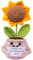 Mwmoeen Pocket Hug Positive Sonnenblume, Lustige Positive Kartoffel Gestrickte Gurke Motivationsgeschenke, Beste Freundin Geschenk Freundin Favours