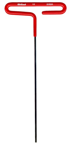 Eklind Tool 51908 1/8 Inch Cushion Grip Hex T-Handle T-Key allen wrench