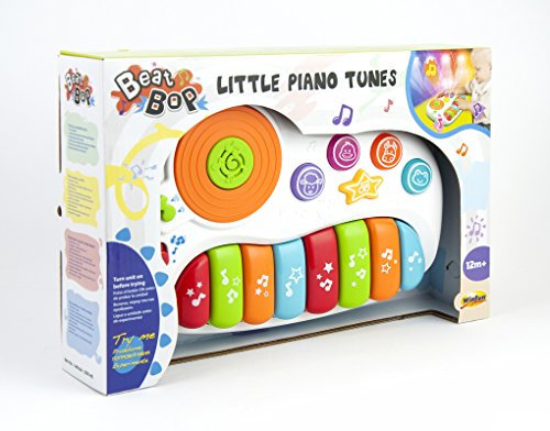 WinFun Mein erstes Piano Keyboard für Kleinkinder mit Tierstimmen große Tasten