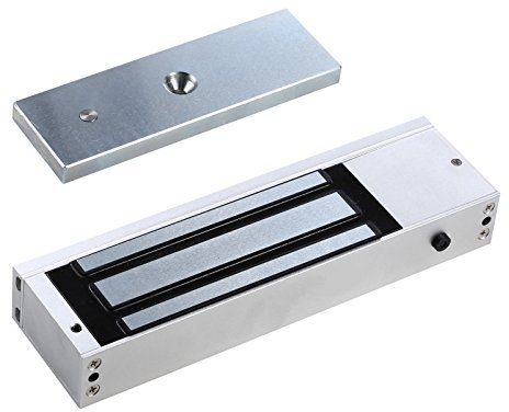 UHPPOTE 500Kg 1200Lbs Fuerzas De Retención Una Sola Puerta Cerradura Eléctrica Magnética Fail Safe Modo