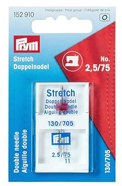 Stretch Double Needle Size 2.5 - 75 for Pfaff