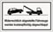 Hinweiszeichen Hinweisschild B 250 x H 150 mm -Widerrechtliches Parken- schwarz/weiß