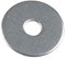 Merriway BH02061 Reparatur-Unterlegscheibe 50 Durchmesser x 10 mm Loch, Weiß, 10 Stück