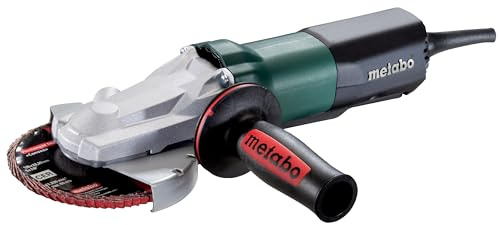 Metabo 613069000 WEPF 9-125 Quick 240V, 900W 5 Flat-Head Angle Grinder with Paddle Switch