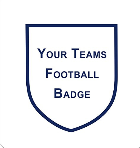 Football Badge Icing Cake Topper, Any team (5 High X 1 Badge)