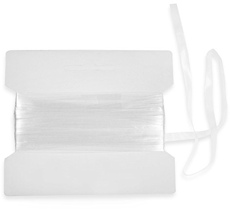 20m Gummilitze transparent, Silikon, elastisches Silikonband, Gummiband, Breitenwahl, Größe:6x0.14mm