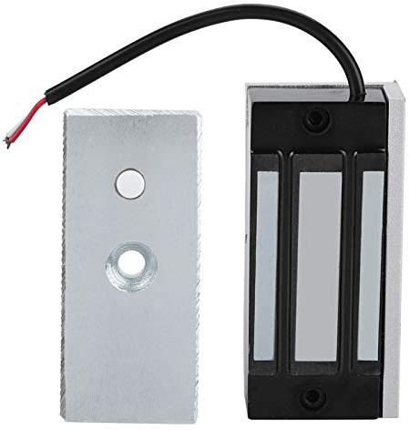 Elektromagnetische Schlösser DC 12V, Alluminum elektronisches magnetisches Türschloss mit 60kg linearem Zug für Zugangskontrolle