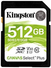 Kingston Canvas Select Plus SD - SDS2/512GB Class 10 UHS-I