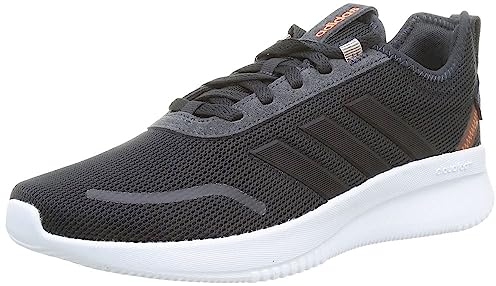 adidas Damen Lite Racer Rebold Straßen-Laufschuh, Carbon/Core Black/Vapour Pink, 36 2/3 EU