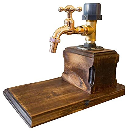 Whiskey Bar Bottle Holder, Bar Butler Bottle Holder and Dispenser, Cocktail Bar Beverage Dispenser Dispenser Beverage Dispenser for Whiskey, Wine, Rum.-A