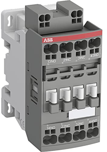 NFC22EK-80 Kontaktblock, 2 Hilfskontakte, NO und 2 Hilfskontakte, NC, 220-230 V, 50 Hz-230-240 V, 60 Hz, grau, 7,7 x 4,5 x 9,23 cm (1SBH131005R805R802)