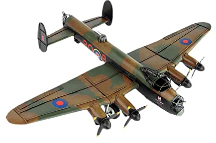 DONGYUCHUN Retro Wrought Iron World War II British Lancaster Bomber Aircraft Model Home Decoration Handicraft Ornaments