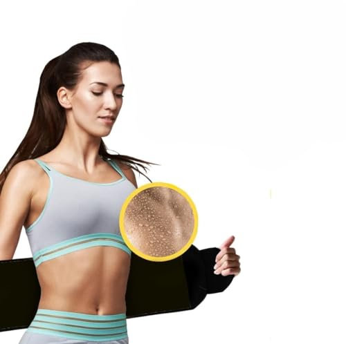 Shapewear® Sweatband Belly - Waist Trainer - Belly Drop - Slimming Band - Waist Shaper Man/Woman - Body Shaper - Sauna Belt - Sauna Band - Black