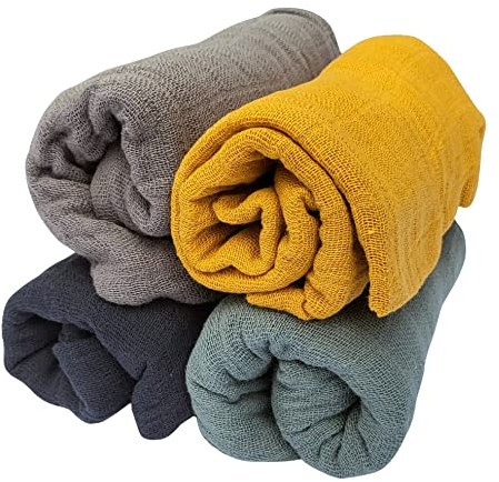 Pippi Mulltücher 4er Pack (Biscaya Green)