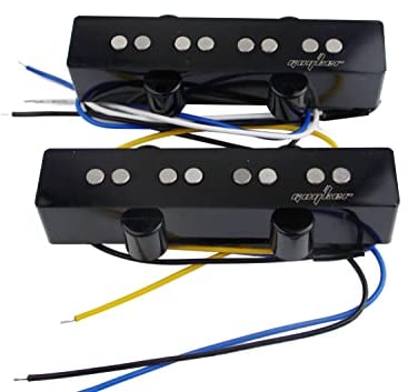 Guyker Vintage Style JB Jazz Electric Bass Guitar Pickup Alnico pickups Set Neck/Bridge Pickup Replacement