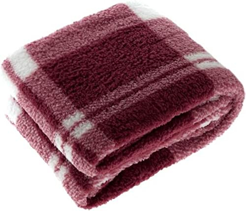 Unique Living Sofadecke Plaid Couch Decke Kuscheldecke Guus Tawny Port
