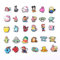 15, 30, Mixed, Girl Or Boy Superhero Famous Cute Cool Funny Random Colourful Shoe Charms Decorations For Croc Clog Shoes, Bracelet And Wristband For Women & Men No Duplicates (30 Famous Mix)