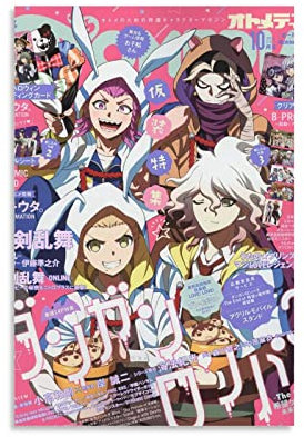 Danganronpa Anime Poster Dekorative Malerei Leinwand Wandkunst Wohnzimmer Poster Schlafzimmer Malerei, Leinwand Kunst Poster Und Wandkunst Bilddruck Moderne Familienzimmer Dekor 12x18inch(30x45cm)